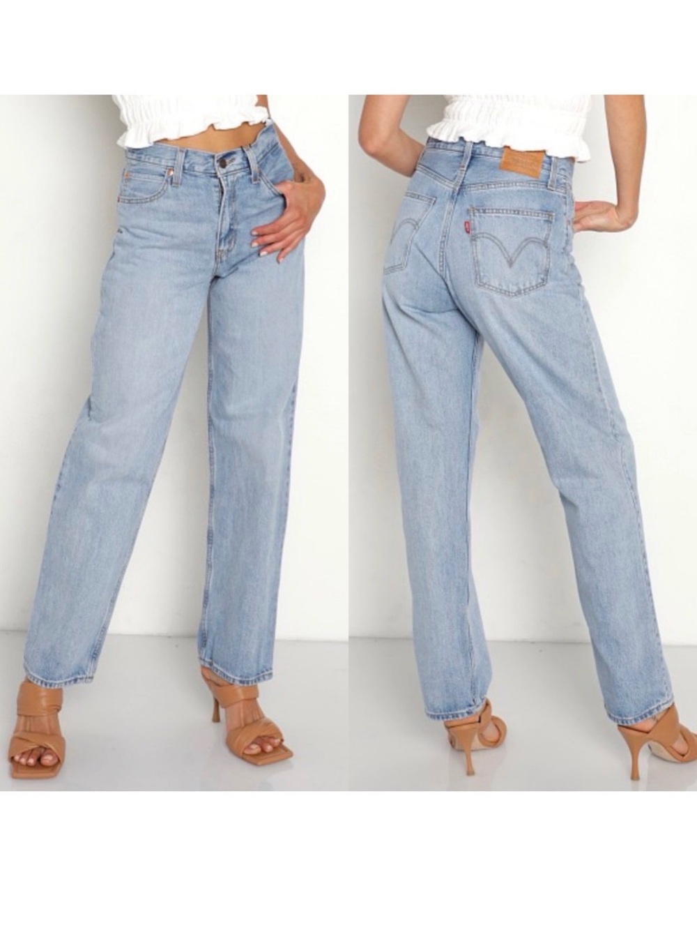 Levi's Women's Dad Jeans in Charlie Boy Light Wash Size 25